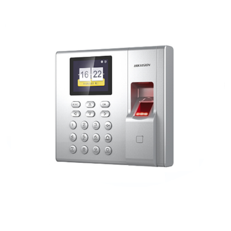 Control de asistencia, presentismo y una cerradura DS-K1T8003MF