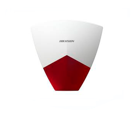 SIRENA CABLEADA AX HYBRID PR ROJA DS-PS102X RED
