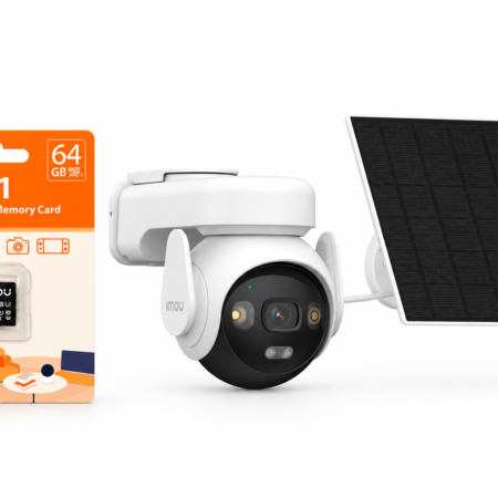 CAMARA IMOU AOV PT 5MP 4G & Wi-Fi + MEMORIA MICRO SD 64 GB